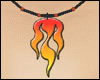 Flame Necklace Female