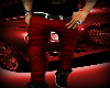red skinny pants