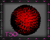 !TSO! Red/Black Pompoms