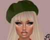 A| Cozy Beret Green