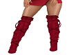 Candy Red Knee Highs