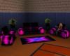 neon pink animated couch