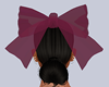 CANDY Dark Red Bow