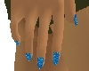 LL-Dainty blue nails
