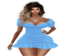 Sweetheart Dress Blue
