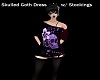 S/Goth Dress w/ Stocking