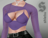 𝓼* corset purple