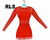 RLS Orange Lace Dress