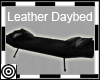 *m Black Leather Daybed