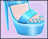 *Y* Chain Heels - Blue