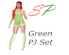 (SP) Green PJ Set