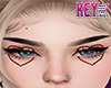 K-  Eye Heart Red
