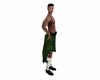 Long Green irish kilt