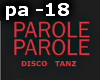 PAROLE - DISCO TANZ