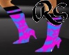 Ani. Pink Rave boots