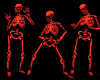 T- Skeleton Dancer red