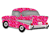 glitter car pink