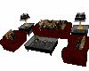 BURNT RED SET W/POSES