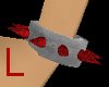 Grim Ruby Spike Bracelet