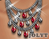 Ruby red  Necklace