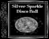Silver Sparkle Disco Bal