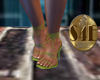 S4E Green Sandals