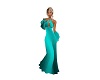 3 M Teal Prego Gown