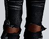 Pearls Ripped Denim