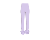 purple pants wih ruffles