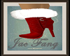 JF RED SUEDE FUR BOOTS