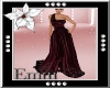 !E! Maroon Evening Gown