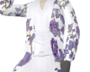 White+Purple Summer Suit