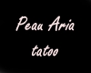 peau Aria tatoo