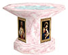 Church Font pink marble