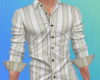 Tan/White Striped Shirt