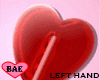 B| Heart Lollipop Left