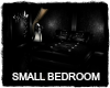 SMALL BLACK BEDROOM