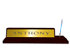 Anthony Name Plate 