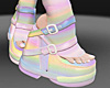 Rainbow Chunky Shoes