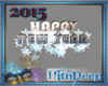 2015 Flash New Year Sign