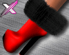 X | Winter Red Boots