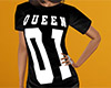 Queen 01 Shirt Black (F)