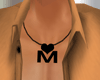 !Mx! Necklace  letter M