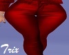 Red Glossy Jeans