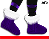 AD Santa Purple Boots