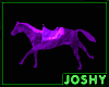 ghost horse- purple