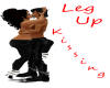 Leg up Kissing