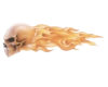 Skull Flame Left