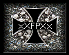 xXFPXx Cross Skull Rug