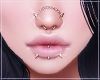 -S- Piercing Set Gold